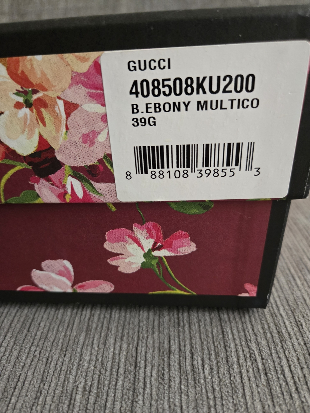 Gucci GG Canvas Floral Slide Sandals Size 39 - Picture 7 of 7